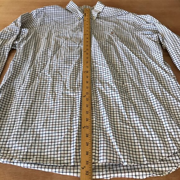 Ralph Lauren Classic Fit Shirt Men XXL Black Plaid Button Down Long Sleeve 18049 - Picture 5 of 14